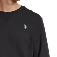 U.S. Polo Assn. Fleece Mens Embroidered Crew Neck Long Sleeve Sweatshirt