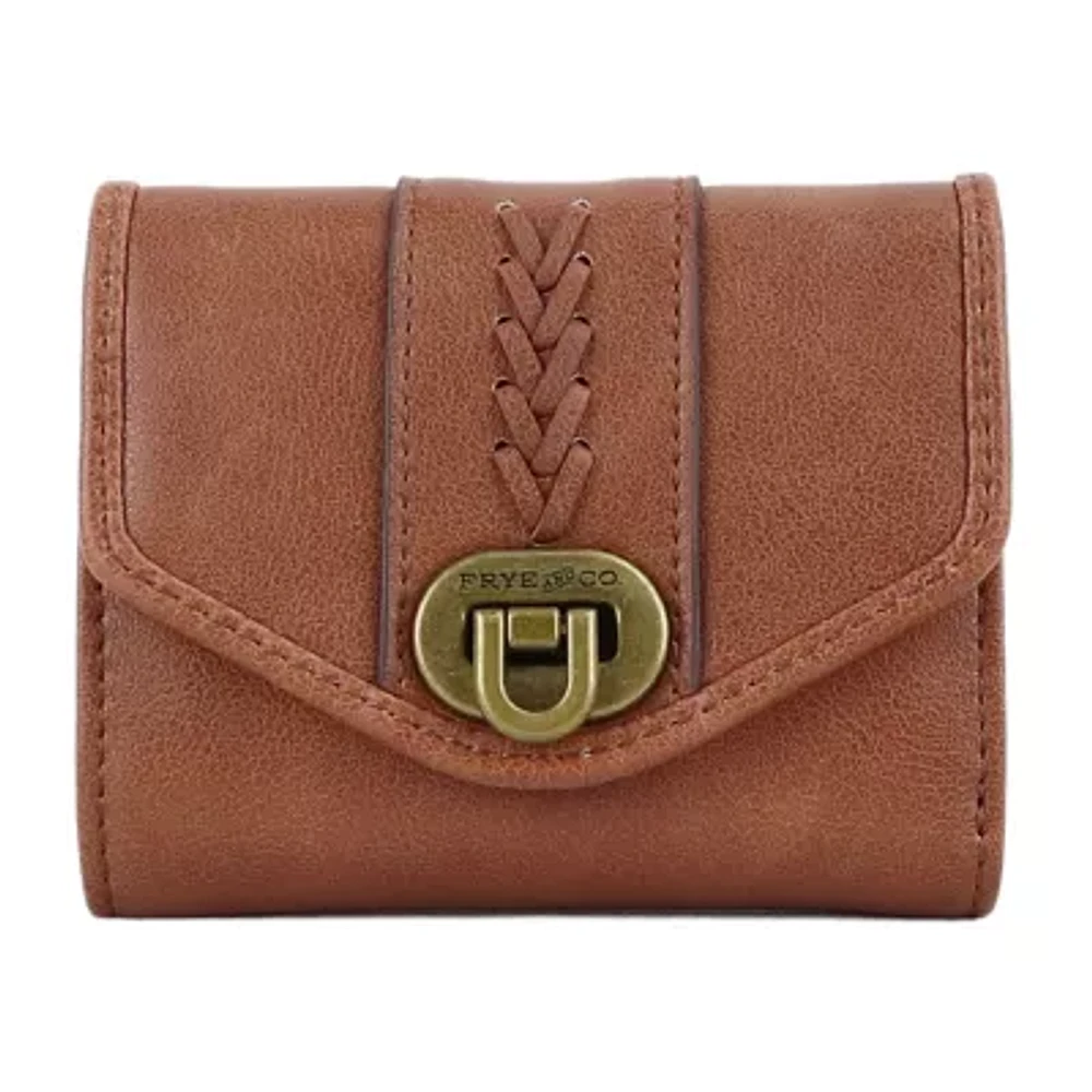 Frye and Co. Small Braid Womens Trifold Wallet