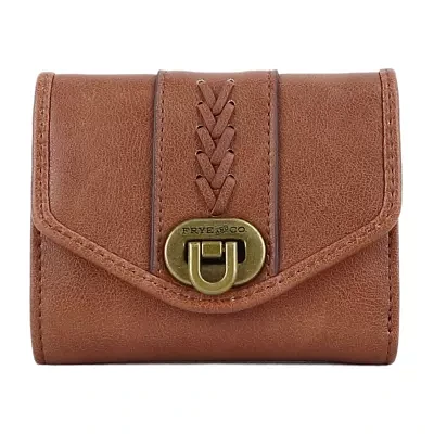 Frye and Co. Small Braid Trifold Womens Trifold Wallet