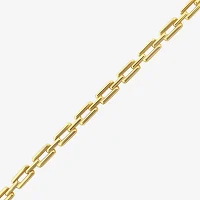 14K Gold / Inch Solid Link Chain Bracelet