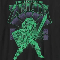 Little & Big Boys Crew Neck Short Sleeve Zelda Graphic T-Shirt