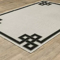 Covington Home Trieste Classic Bordered Indoor Outdoor Rectangular Area Rug