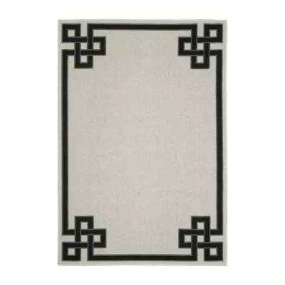 Covington Home Trieste Classic Bordered Indoor Outdoor Rectangular Area Rug