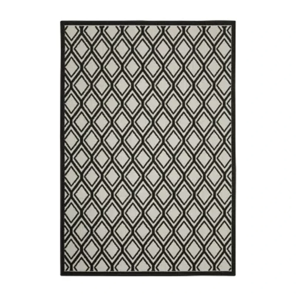 Covington Home Trieste Double Diamond Indoor Outdoor Rectangular Area Rug