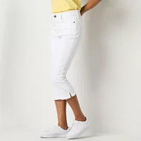 St. John's Bay Secretly Slender Mid Rise Denim Capris