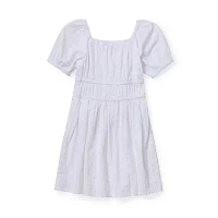 Thereabouts Little & Big Girls Short Sleeve Puffed Sleeve A-Line Dress