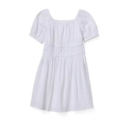 Thereabouts Little & Big Girls Short Sleeve Puffed Sleeve A-Line Dress