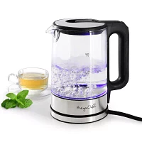 MegaChef. 7-Cup Stainless Steel Electric Kettle