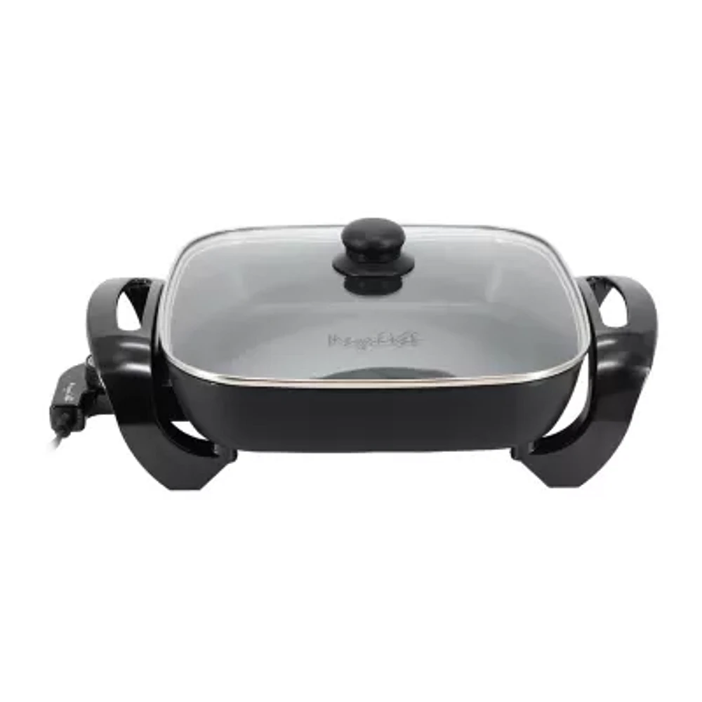 Megachef 12in. Black Electric Skillet