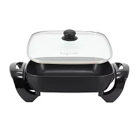 Megachef 12in. Black Electric Skillet