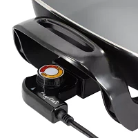 Megachef 12in. Black Electric Skillet