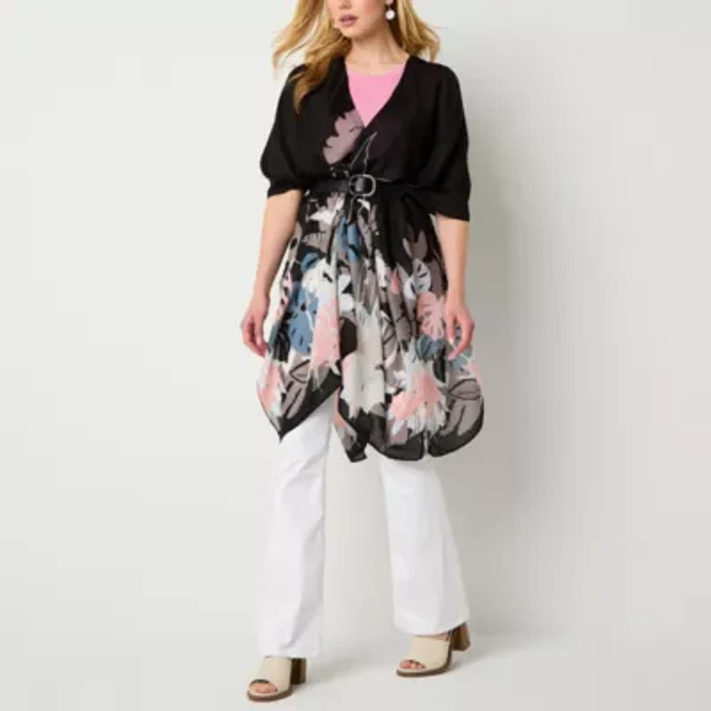 a.n.a Bordered Wrap