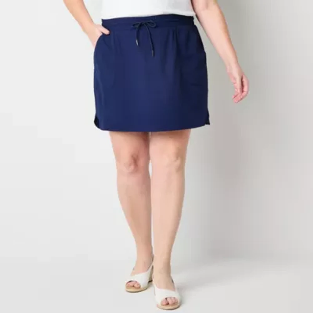 St. John's Bay Womens Skort-Plus