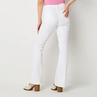 a.n.a Womens High Rise Flare Leg Jean