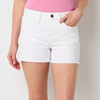 a.n.a Womens Mid Rise Denim Short