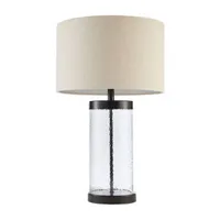 Hampton Hill Macon Glass Cylinder Table Lamp