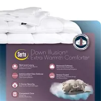 Serta Down Illusion Extra Warmth Alternative Comforter