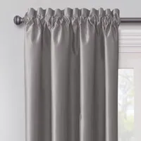 Max Blackout Mystique 100% Rod Pocket Single Curtain Panel
