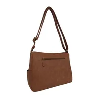 Bueno of California Oil Vintage East West Crossbody Bag