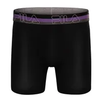 FILA Ultra Soft Stretch Mens 4 Pack Boxer Briefs