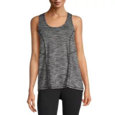 Xersion Womens Performance Crew Neck Sleeveless Tank Top Petite