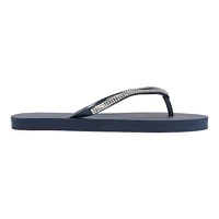 Mixit Womens Rhinestone Zori Flip-Flops