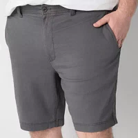 St. John's Bay Stretch Fabric Comfort Waist 10" Mens Big and Tall Stretch Fabric Chino Short