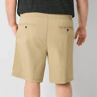 St. John's Bay Pull-On Deck 10" Mens Big and Tall Stretch Fabric Chino Short