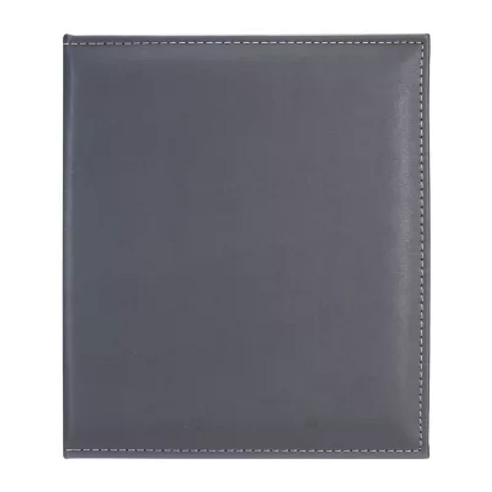 Malden 3-Ring Slate Gray Magnetic 80 Photo Album