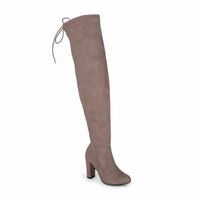 Journee Collection Womens Stacked Heel Dress Boots