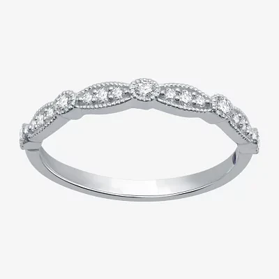 I Said Yes (H-I / I1) 1/5 CT. Lab Grown White Diamond Sterling Silver Wedding Band