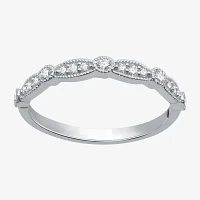 I Said Yes (H-I / I1) 1/5 CT. Lab Grown White Diamond Sterling Silver Wedding Band