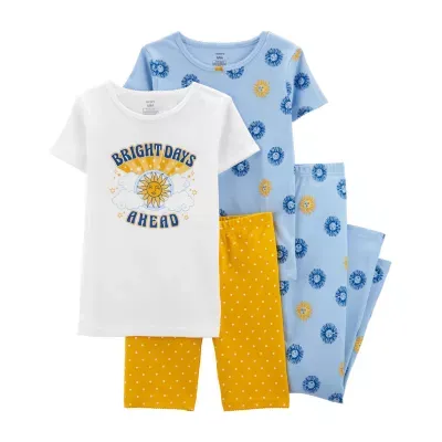 Carter's Little & Big Girls 4-pc. Pajama Set