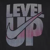 Nike 3BRAND by Russell Wilson Big Girls Round Neck Short Sleeve Graphic T-Shirt