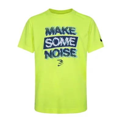 Nike 3BRAND by Russell Wilson Big Boys Dri-Fit Crew Neck Short Sleeve Graphic T-Shirt