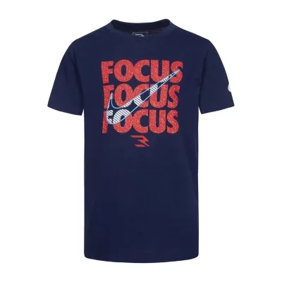 Nike 3BRAND by Russell Wilson Big Boys Crew Neck Short Sleeve Graphic T-Shirt