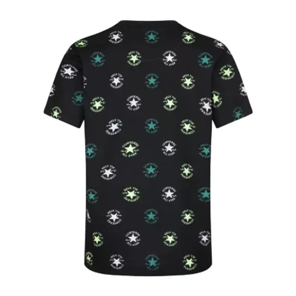 Converse Big Boys Crew Neck Short Sleeve Graphic T-Shirt
