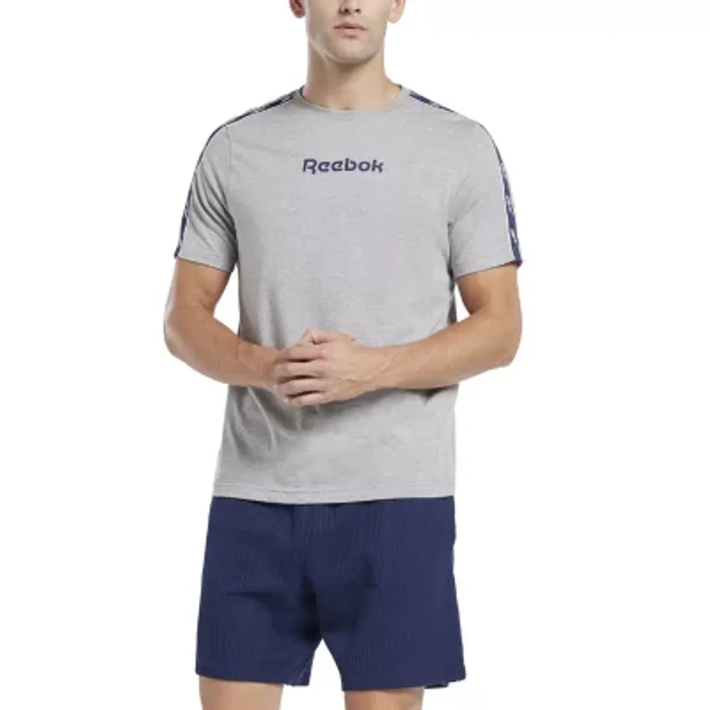 Reebok Mens Crew Neck Short Sleeve Graphic T-Shirt