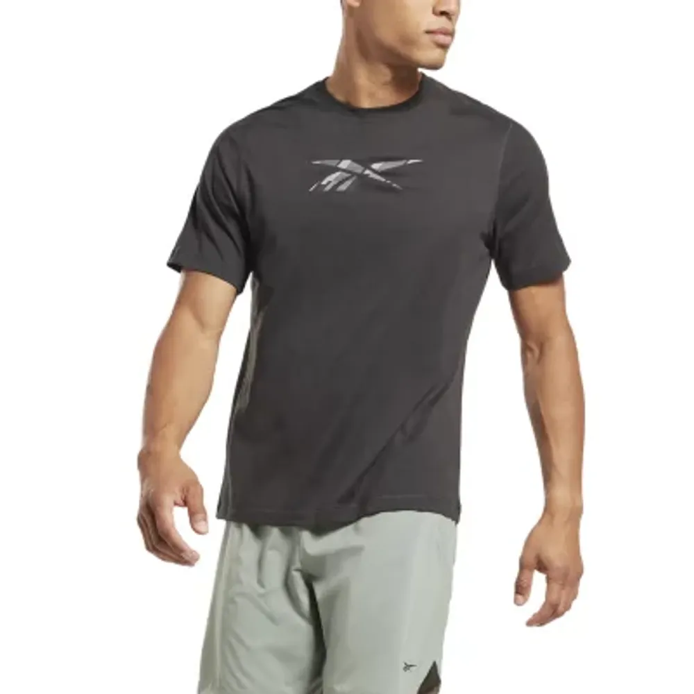 Reebok Mens Crew Neck Short Sleeve Graphic T-Shirt