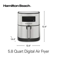 Hamilton Beach 5.8 Quart Digital Air Fryer