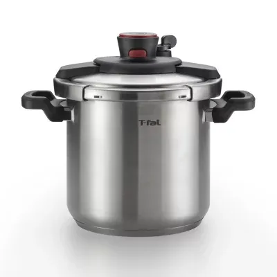 T-Fal Stainless Steel 8-qt. Pressure Cooker with Lid