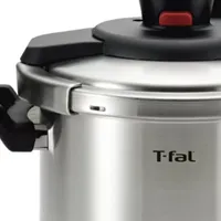 T-Fal Stainless Steel 8-qt. Pressure Cooker with Lid