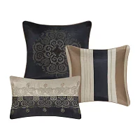 Madison Park Blaine 7-pc. Jacquard Comforter Set