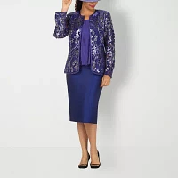 Giovanna Signature 3-pc. Floral Skirt Suit