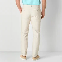 St. John's Bay Chambray Mens Slim Fit Flat Front Pant