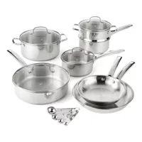 Cooks Stainless Steel 15-pc. Cookware Set