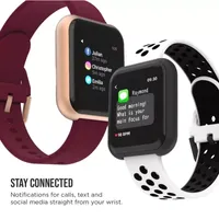 Itouch Unisex Adult Black Smart Watch 500006b4-G02