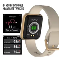 Itouch Unisex Adult Rose Goldtone Smart Watch 500011r0-C29