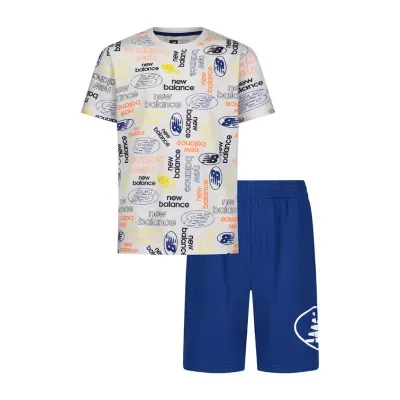 New Balance Big Boys 2-pc. Short Set