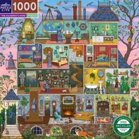 Eeboo Piece And Love The Alchemist's Home 1000 Piece Square Adult Jigsaw Puzzle